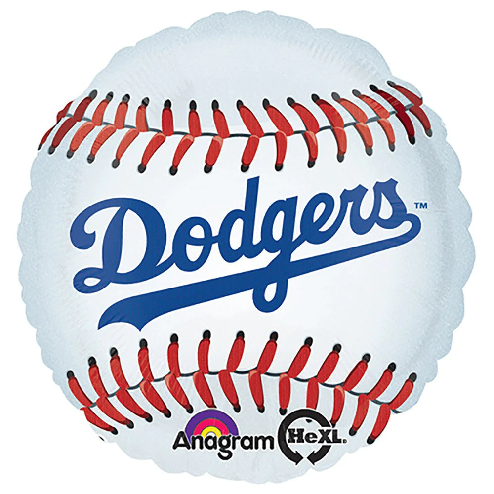 Anagram 18" MLB Los Angeles Dodgers Baseball Team (FLAT)